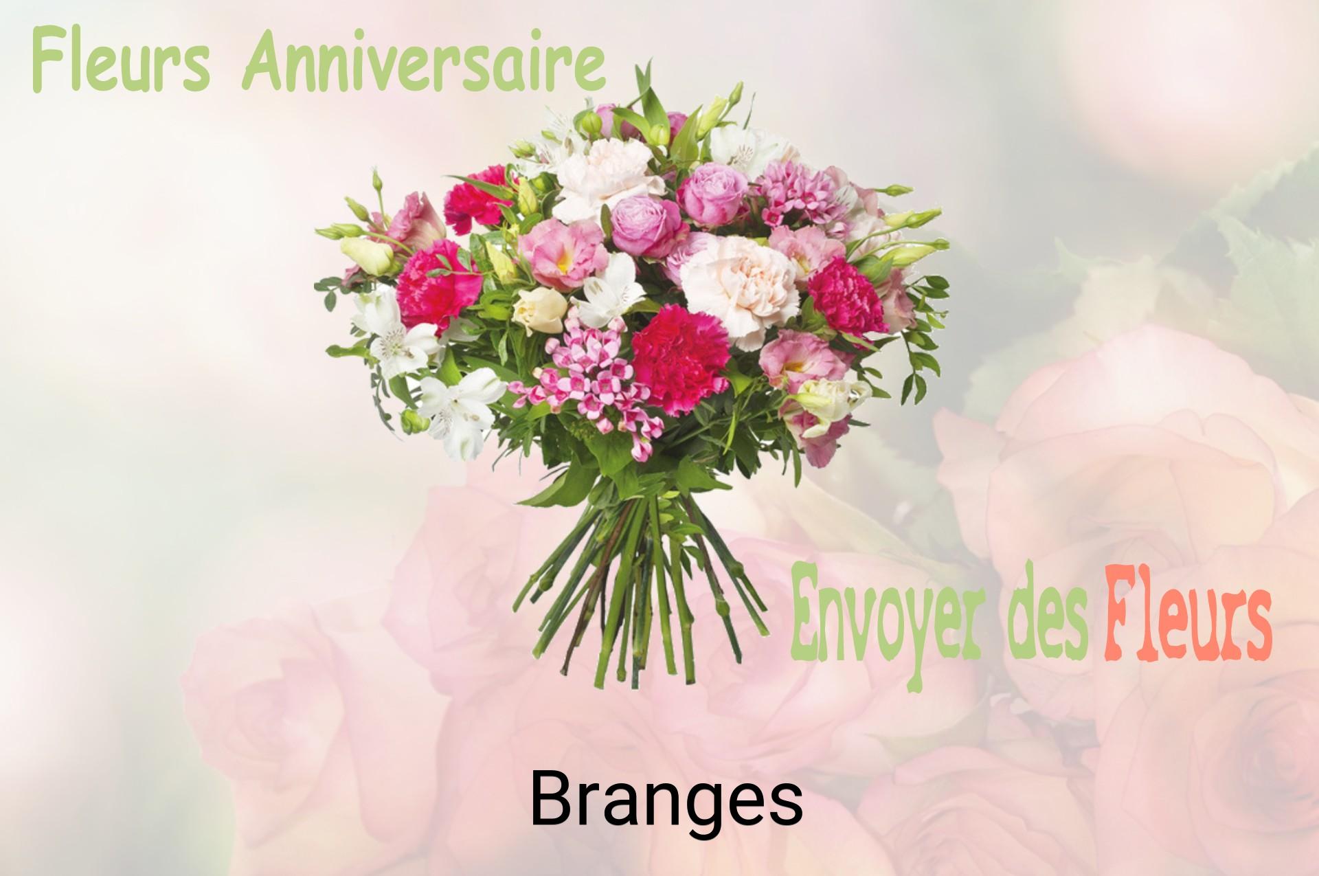 Bouquet de fleurs d’anniversaire livré à Branges
